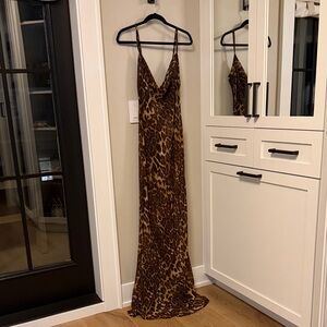 Leopard Print Maxi Dress